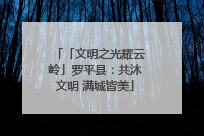 「文明之光耀云岭」罗平县：共沐文明 满城皆美