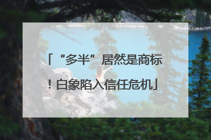 “多半”居然是商标！白象陷入信任危机