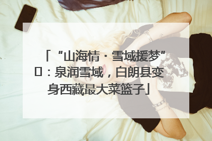 “山海情・雪域援梦”⑪：泉润雪域，白朗县变身西藏最大菜篮子