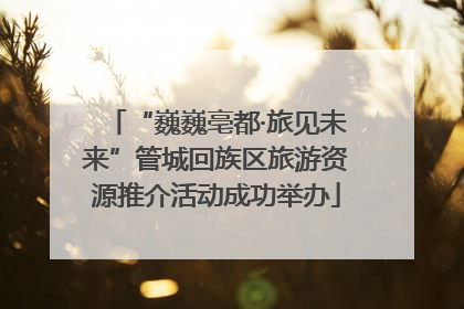 “巍巍亳都·旅见未来”管城回族区旅游资源推介活动成功举办