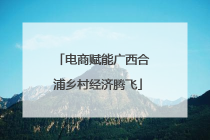 电商赋能广西合浦乡村经济腾飞