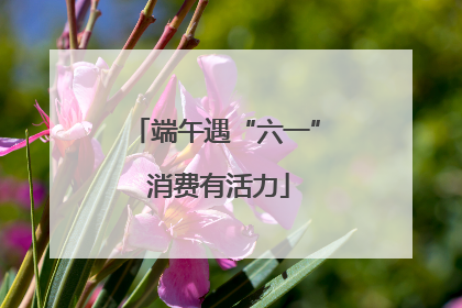 端午遇“六一” 消费有活力