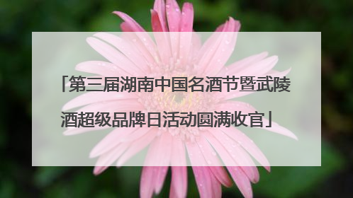 第三届湖南中国名酒节暨武陵酒超级品牌日活动圆满收官