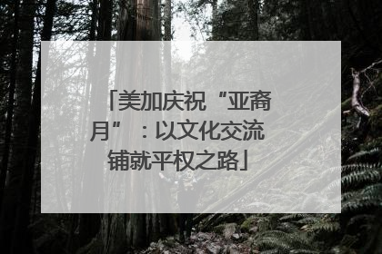 美加庆祝“亚裔月”：以文化交流铺就平权之路