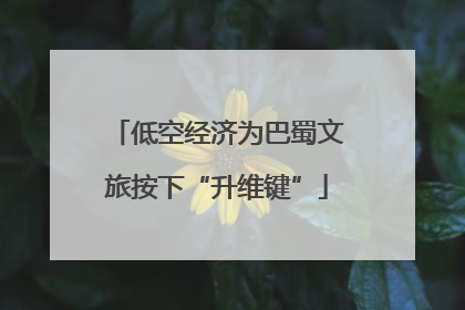 低空经济为巴蜀文旅按下“升维键”