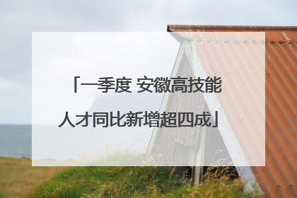 一季度 安徽高技能人才同比新增超四成