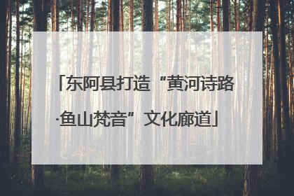 东阿县打造“黄河诗路·鱼山梵音”文化廊道