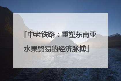 中老铁路：重塑东南亚水果贸易的经济脉搏