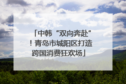 中韩“双向奔赴”！青岛市城阳区打造跨国消费狂欢场