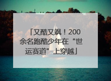 又酷又飒！200余名跑酷少年在“世运赛道”上穿越