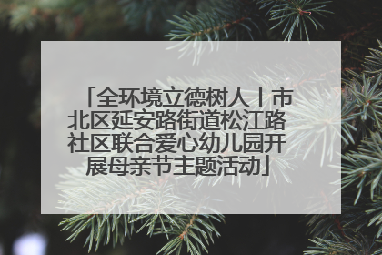 全环境立德树人丨市北区延安路街道松江路社区联合爱心幼儿园开展母亲节主题活动