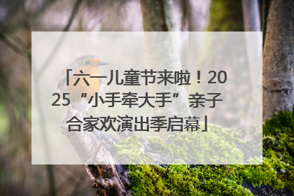 六一儿童节来啦！2025“小手牵大手”亲子合家欢演出季启幕