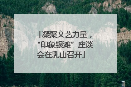 凝聚文艺力量，“印象银滩”座谈会在乳山召开