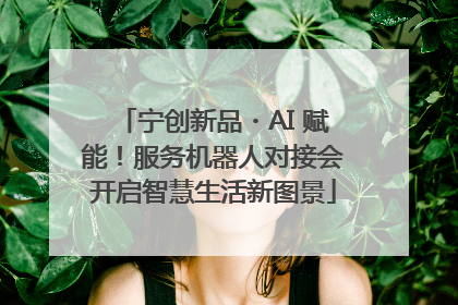 宁创新品・AI 赋能！服务机器人对接会开启智慧生活新图景