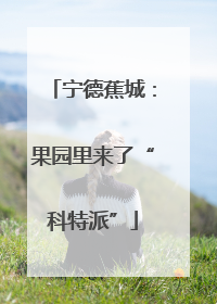 宁德蕉城：果园里来了“科特派”