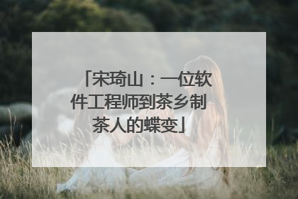 宋琦山：一位软件工程师到茶乡制茶人的蝶变