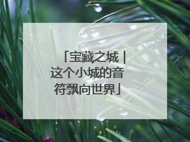 宝藏之城｜这个小城的音符飘向世界