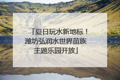 夏日玩水新地标！潍坊弘润水世界苗族主题乐园开放