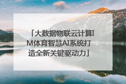 大数据物联云计算IM体育智慧AI系统打造全新关键驱动力