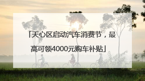 天心区启动汽车消费节，最高可领4000元购车补贴