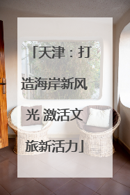 天津：打造海岸新风光 激活文旅新活力