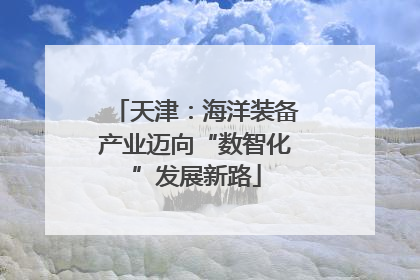 天津：海洋装备产业迈向“数智化”发展新路