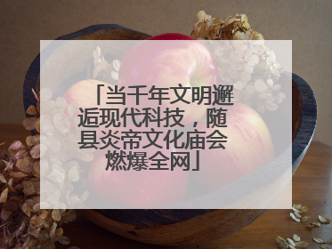 当千年文明邂逅现代科技，随县炎帝文化庙会燃爆全网