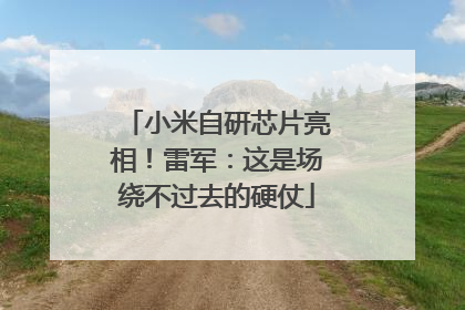 小米自研芯片亮相！雷军：这是场绕不过去的硬仗