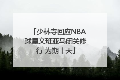 少林寺回应NBA球星文班亚马闭关修行 为期十天
