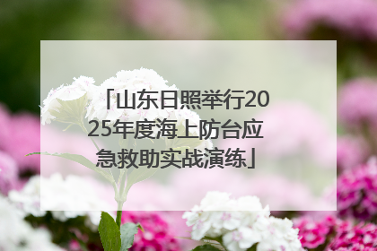 山东日照举行2025年度海上防台应急救助实战演练