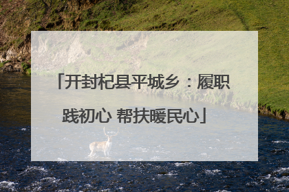 开封杞县平城乡：履职践初心 帮扶暖民心