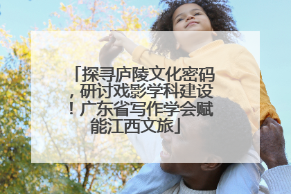 探寻庐陵文化密码，研讨戏影学科建设！广东省写作学会赋能江西文旅