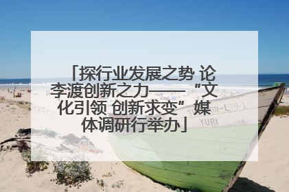 探行业发展之势 论李渡创新之力——“文化引领 创新求变”媒体调研行举办