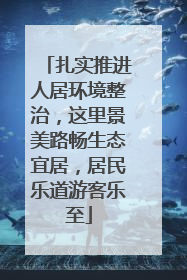 扎实推进人居环境整治，这里景美路畅生态宜居，居民乐道游客乐至