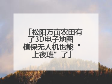 松阳万亩农田有了3D电子地图 植保无人机也能“上夜班”了