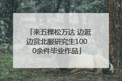 来五棵松万达 边逛边赏北服研究生1000余件毕业作品