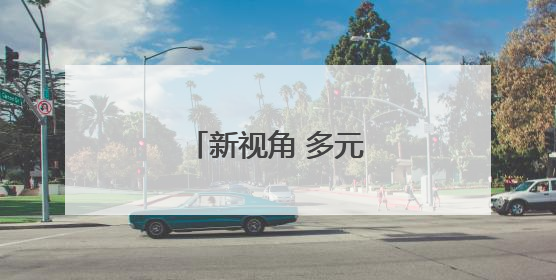 新视角 多元文化壁上观