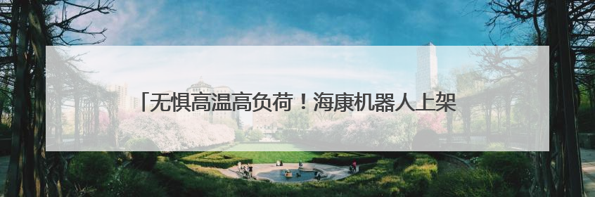无惧高温高负荷！海康机器人上架式工控机为工业场景“冷静”赋能