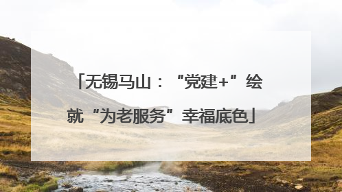 无锡马山：“党建+”绘就“为老服务”幸福底色