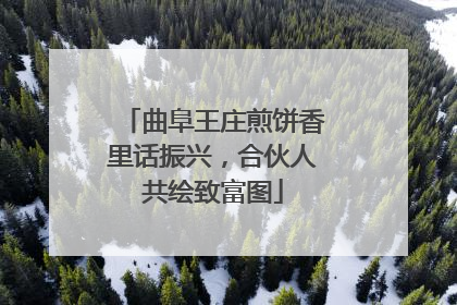 曲阜王庄煎饼香里话振兴，合伙人共绘致富图
