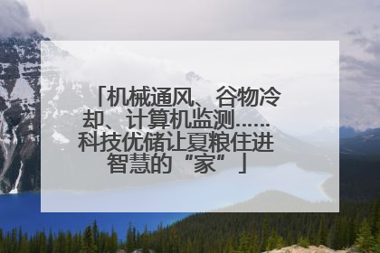 机械通风、谷物冷却、计算机监测……科技优储让夏粮住进智慧的“家”