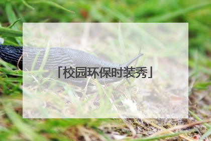 校园环保时装秀