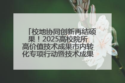 校地协同创新再结硕果！2025高校院所高价值技术成果市内转化专项行动暨技术成果项目路演对接会举办