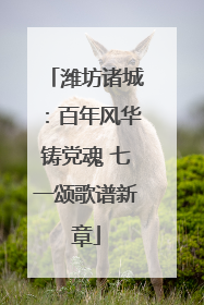 潍坊诸城：百年风华铸党魂 七一颂歌谱新章
