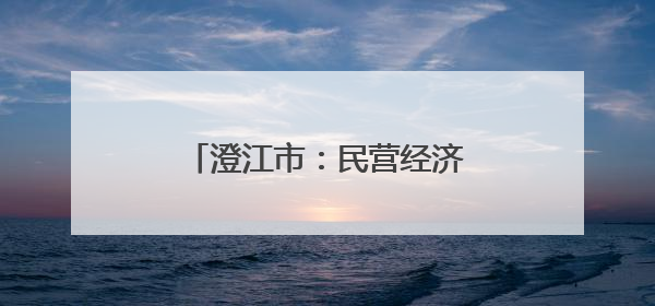 澄江市：民营经济创造发展新成果