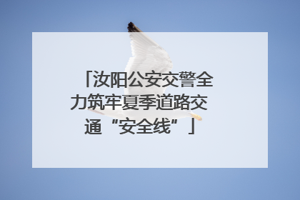 汝阳公安交警全力筑牢夏季道路交通“安全线”