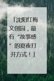 沈阳红梅文创园，最有“故事感”的夏夜打开方式！