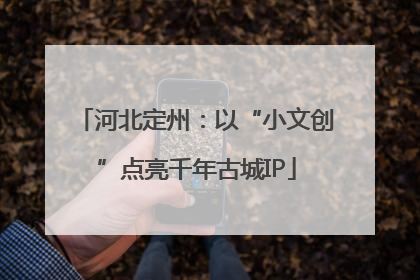 河北定州：以“小文创”点亮千年古城IP