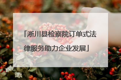 淅川县检察院订单式法律服务助力企业发展