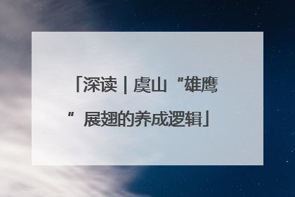 深读｜虞山“雄鹰”展翅的养成逻辑